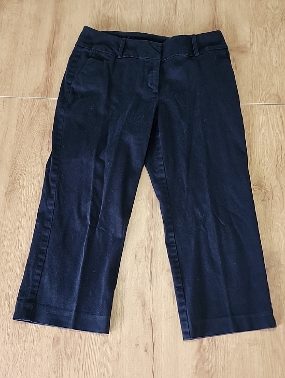 Liz Claiborne Black Stretch Metro Fit Trousers